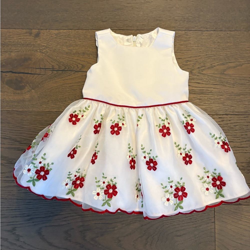 American princes satin floral dress 6-12M NWT ret $150usd